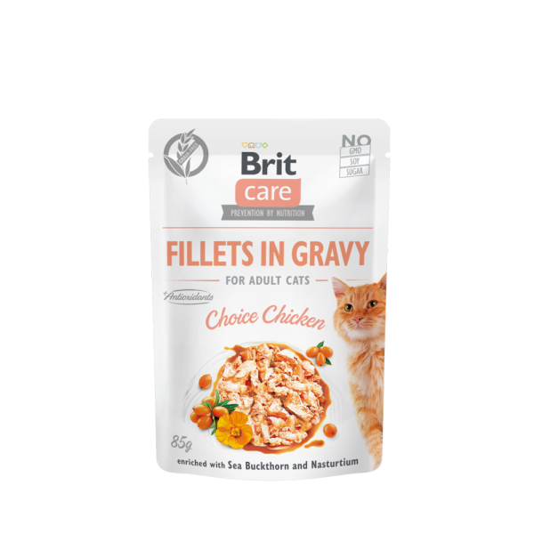 vetcheckstore brit premium chicken fillets in gravy